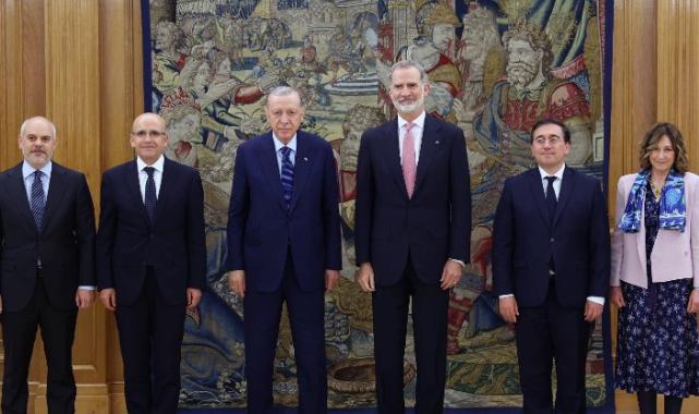 Cumhurbaşkanı Erdoğan, İspanya Kralı 6. Felipe ile görüştü