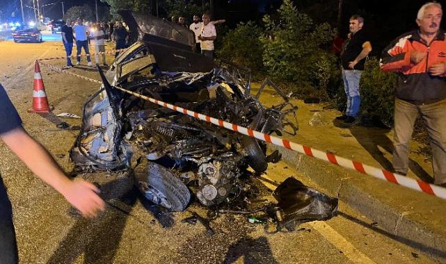 Düzce Akçakoca yolunda trafik kazasında 1 kişi öldü 