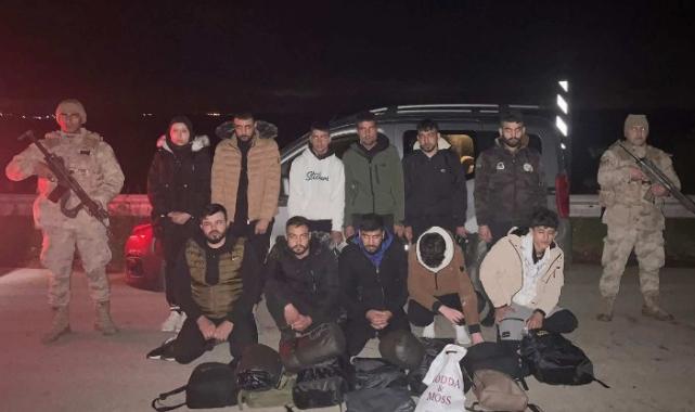 Edirne’de 11 düzensiz göçmen yakalandı