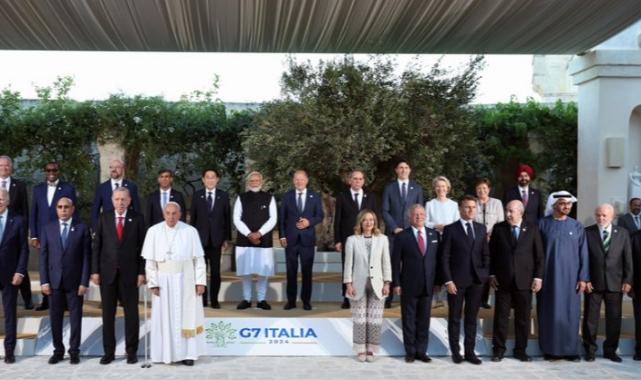 Erdoğan G-7 Liderler Zirvesi’nde