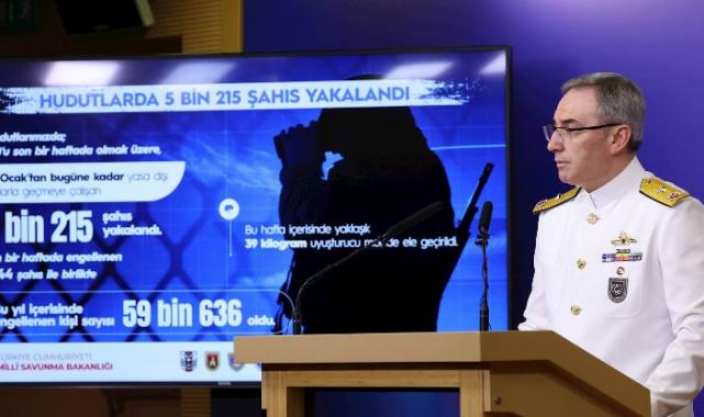 Hudutlarda 5,5 ayda 5 bin 215 şahıs yakalandı