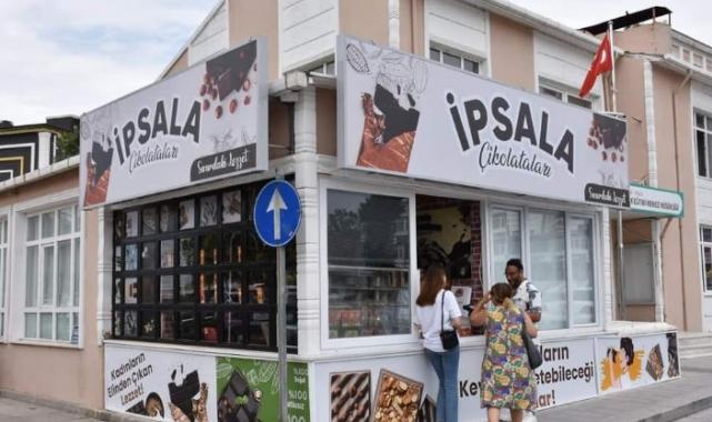 İpsalalı kadınların ürettiği çikolatalar satışta