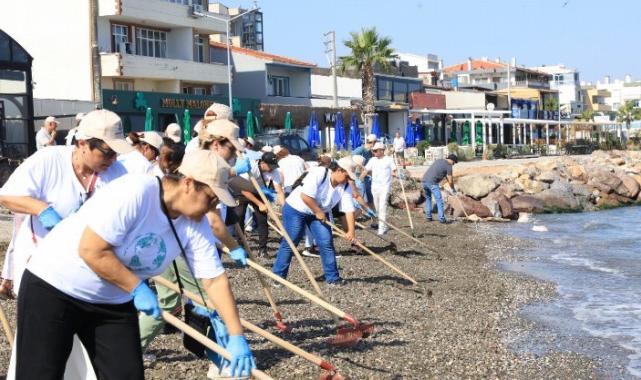 İzmir Güzelbahçe’de imece temizlik!