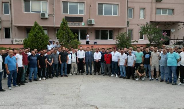 İzmit Belediyesi Fen İşleri ailesi bayramlaştı 