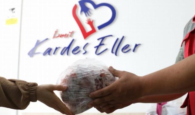 İzmit bu bayramda da ihtiyaç sahiplerine desteği sürdürdü