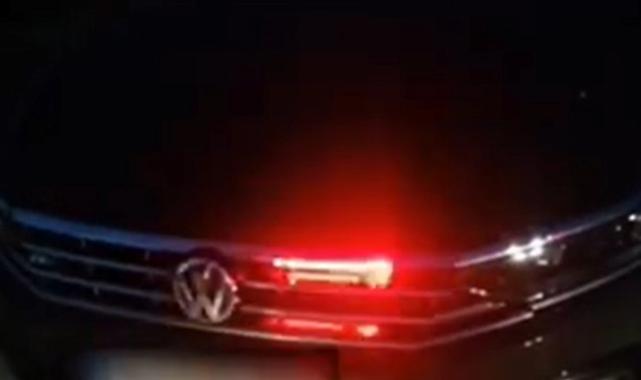 Keşan’da mevzuata aykırı çakar lamba kullanan araca ceza