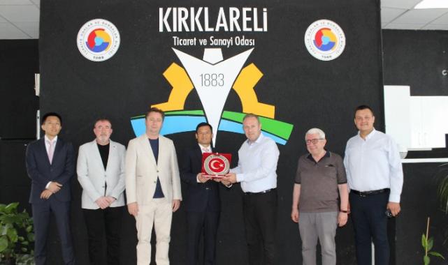 Kırklareli TSO, Shang Jian’ı ağırladı