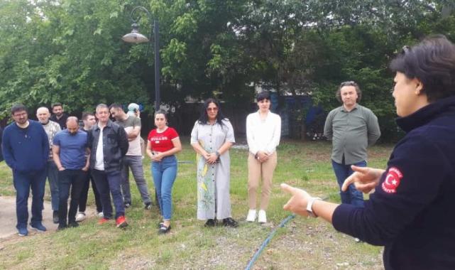 Kocaeli İtfaiyesi’nden gençlere eğitim