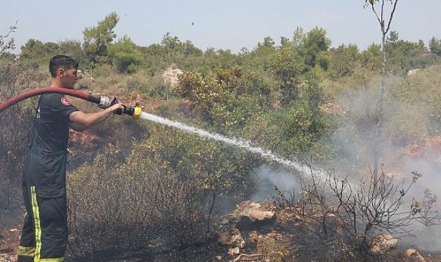 Konyaaltı ilçesinde çıkan yangın kontrol altına alındı