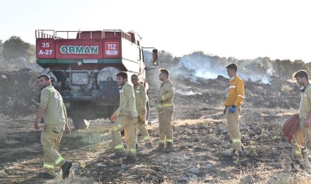 Manisa Büyükşehir İtfaiyesi yangınlarla mücadelesine devam ediyor