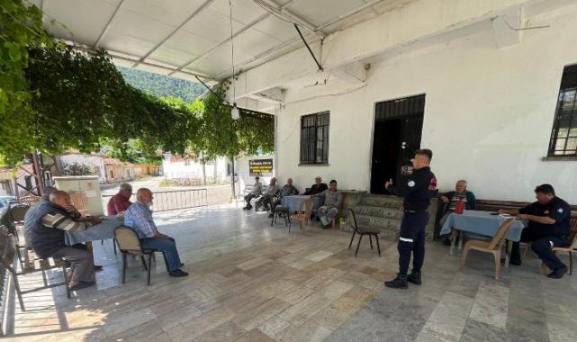 Muğla’nın kırsal mahallelerine yangın eğitimi