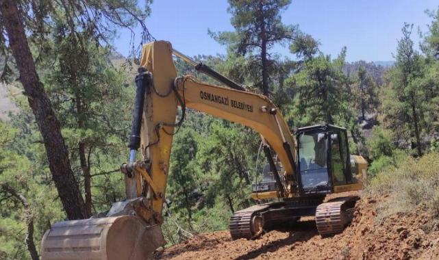 Osmangazi’de yangın mesaisi