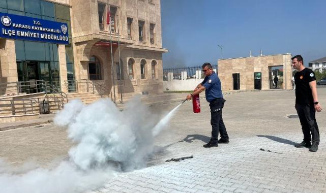 Sakarya İtfaiyesi’nden gerçekçi tatbikat