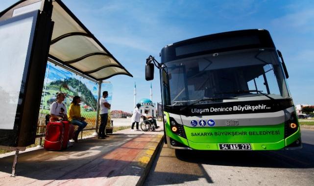 Sakarya’da otobüsler bayramın 4 günü de ücretsiz
