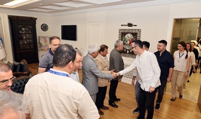 Talas’ta bayramlaşma