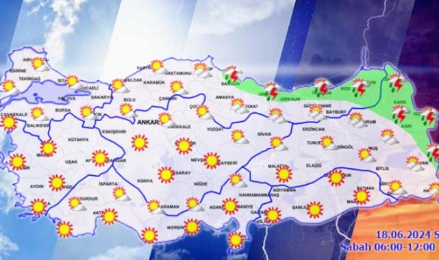Yurtta bugün hava nasıl olacak? Orta Karadeniz ve Akdeniz’in Toroslar kesimi sağanak yağışlı