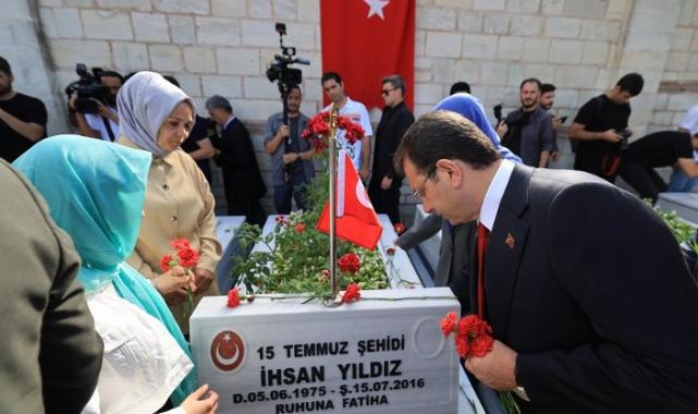 15 Temmuz şehitlerine İstanbul Büyükşehir’de özel anma
