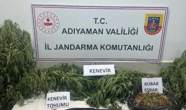 Adıyaman Jandarması’ndan uyuşturucuya geçit yok