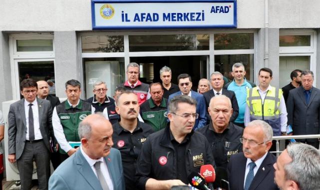 AFAD Başkanı Okay Memiş Ordu’da