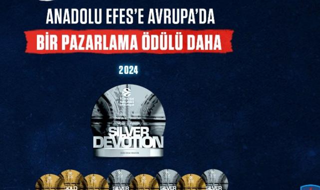 Anadolu Efes’e 6 sezon üst üste ödül