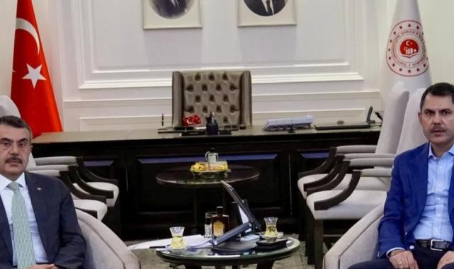 Bakan Tekin’den iki yeni Bakan’a ‘hayırlı olsun’ ziyareti
