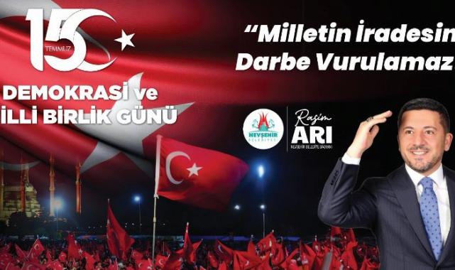 Başkan Arı’dan 15 Temmuz mesajı