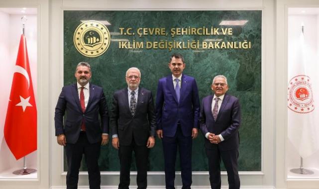 Başkan Büyükkılıç’tan yeni iki bakana “hayırlı olsun” ziyareti