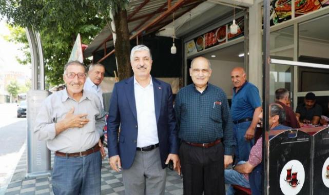 Başkan Ömeroğlu’ndan esnafa ziyaret