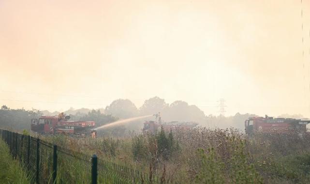 Bursa Büyükşehir yangına karşı tüm ekipleriyle sahadaydı