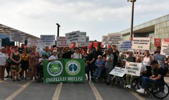 Bursa Kent Konseyi Engelliler Meclisi’nden ‘ÖTV’ çağrısı