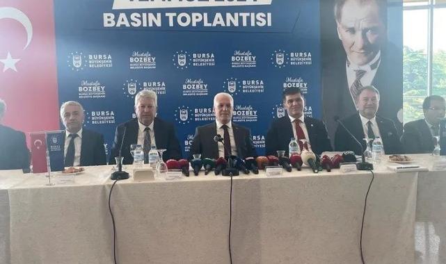 Bursa’da Başkan Bozbey, ‘Temmuz Ayı Basın Bilgilendirme Toplantısı’ düzenledi