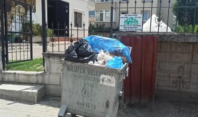 Bursa’da Odunluk Mahallesi çöp ve koku problemiyle karşı karşıya