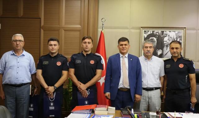 Büyükşehir’den ‘can dostu’ kurtaran itfaiye personeline teşekkür