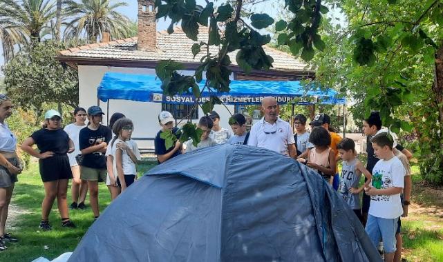 Doğa kampı ilk misafirlerini ağırladı