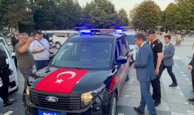Düzce Emniyeti’ne 34 yeni araç
