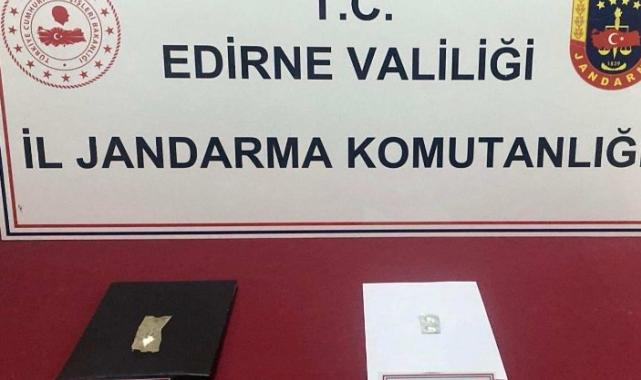 Enez’de uyuşturucu ele geçirildi