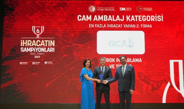 GCA, TİM ihracat şampiyonları listesinde 2’ncilik ödülüne layık görüldü