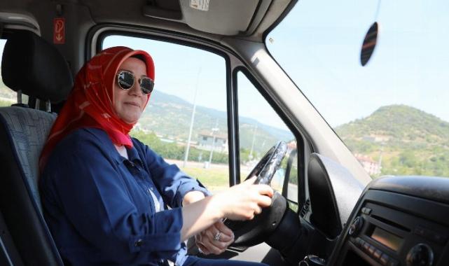 Geyve’de ilk kadın şoför görevde