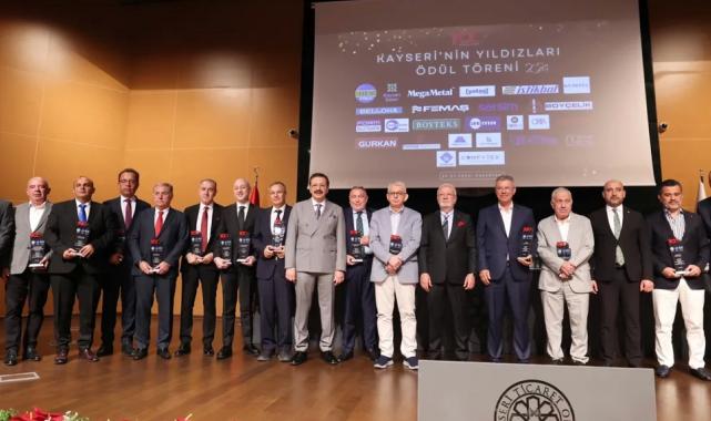 Kayseri Oda Borsa Ortak Meclis Toplantısı ve Kayseri’nin Yıldızları Ödül Töreni KTO’da yapıldı