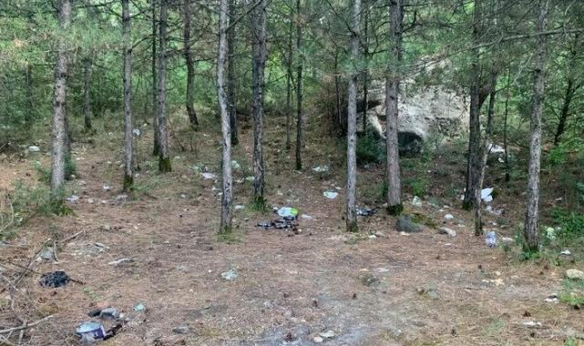 Kestel’in Saitabat Şelalesi yolu, alkoliklere mesken oldu