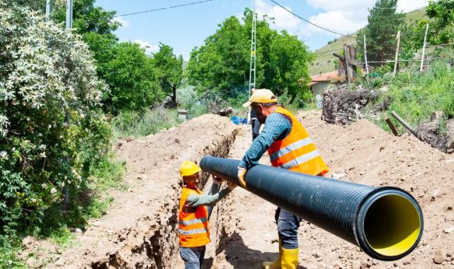 Kuluncak Çörmü’ye kanalizasyon hattı
