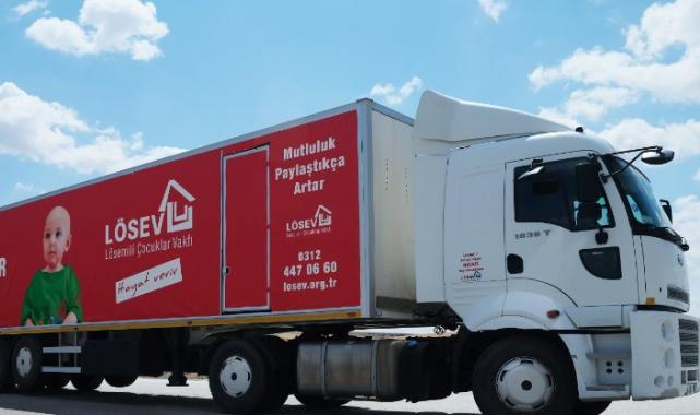 LÖSEV’in iyilik tırı yola çıkıyor