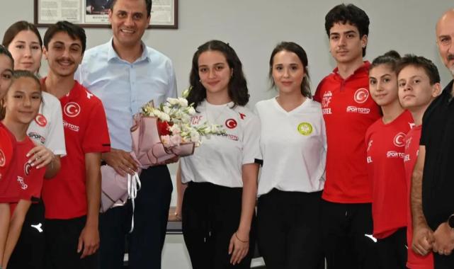 Manisa’da Başkan Zeyrek milli sporcularla buluştu