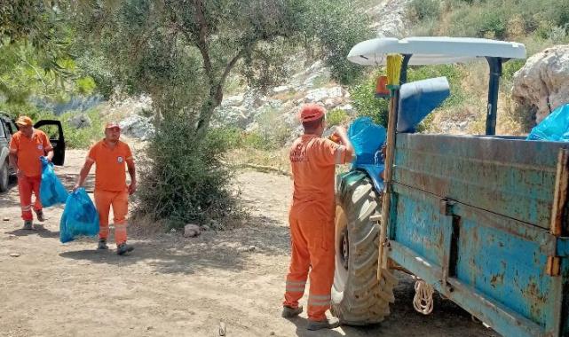 Milas Belediyesi Ekipleri temizlik çalışmalarını sürdürüyor