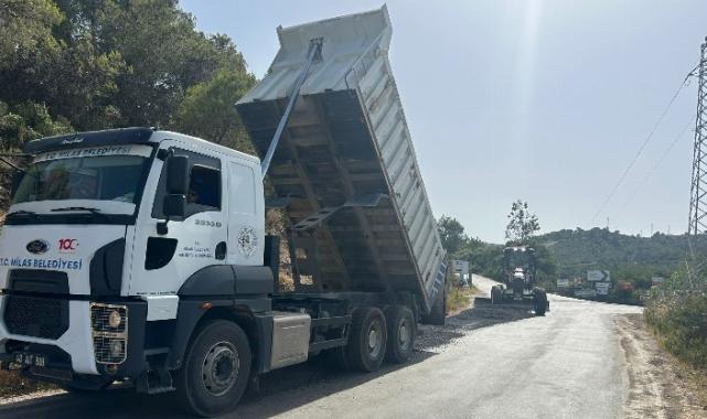 Milas Belediyesi ilçemizde yoğun çalışmalar gerçekleştiriyor