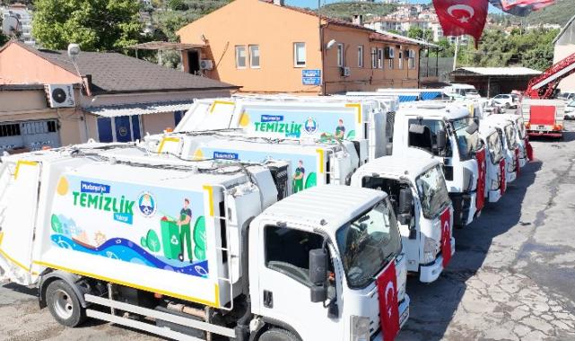Mudanya’da temizlik filosu yeni araçlarla güçlendi