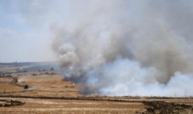 Paşayiğit-Lalacık arasındaki yangın korkuttu