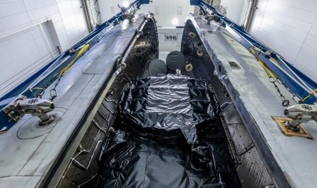 Türksat 6A fırlatma öncesi kapsülde