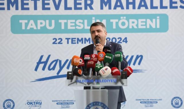 Yıldırım’da 16 yıllık imar sorunu çözüldü