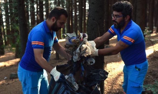 Yıldırım’da ormanlık alanlar temizleniyor
